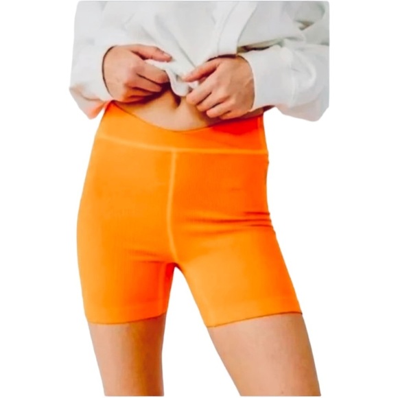 Free People Pants - FREE People Movement Free Throw Short Burning Up